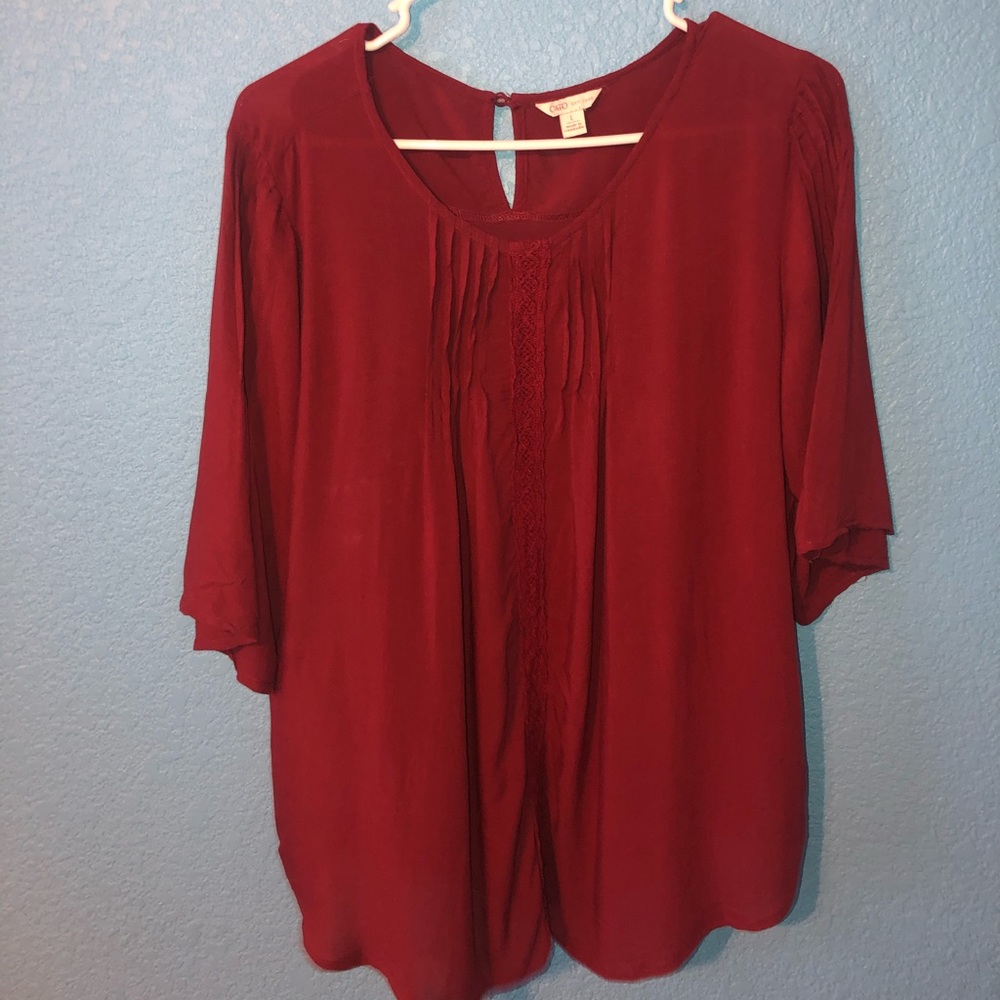 ❤️Cato’s rustic red top❤️